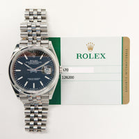 Datejust 36mm Domed Bezel Steel 126200