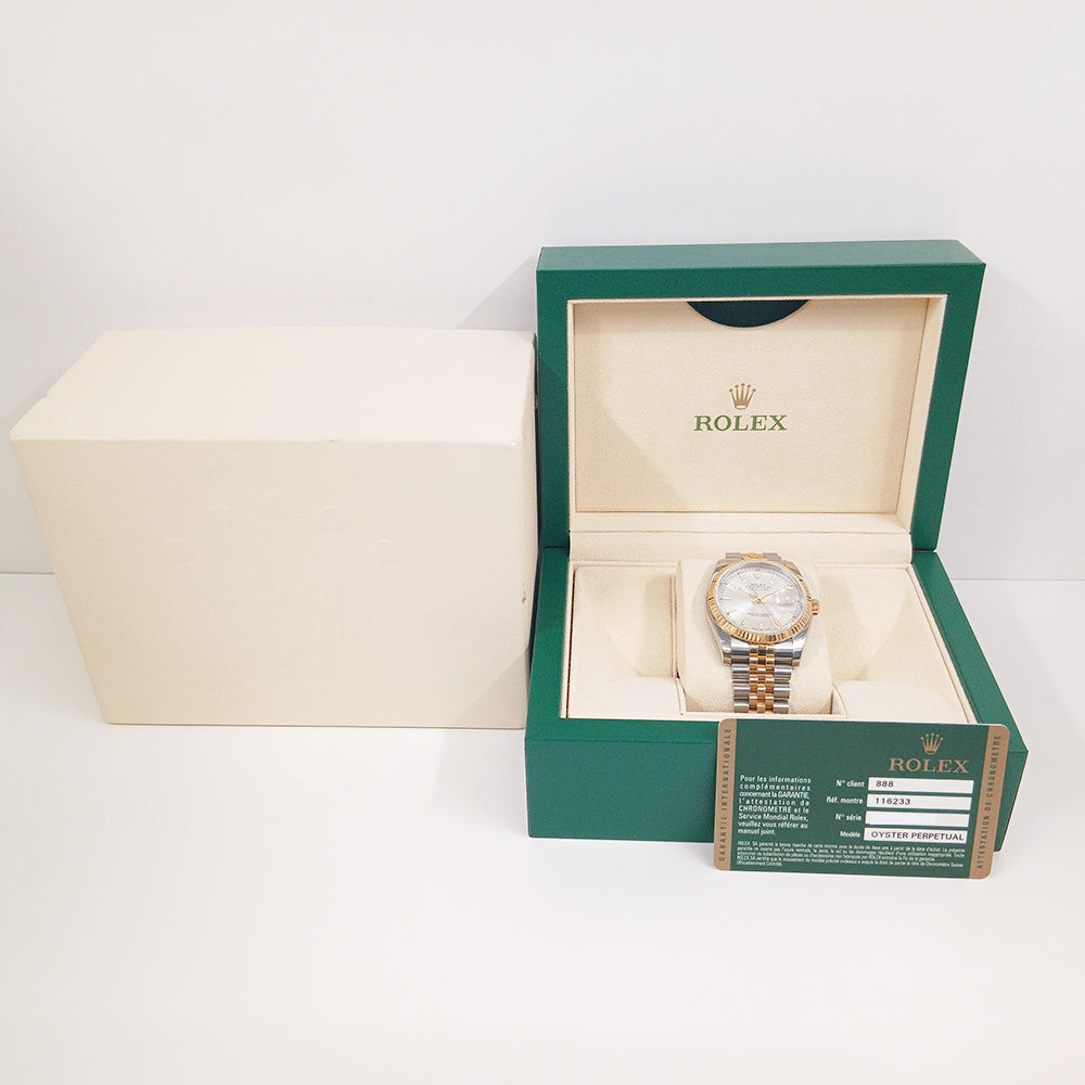 Datejust 36mm Steel and Yellow Gold 116233