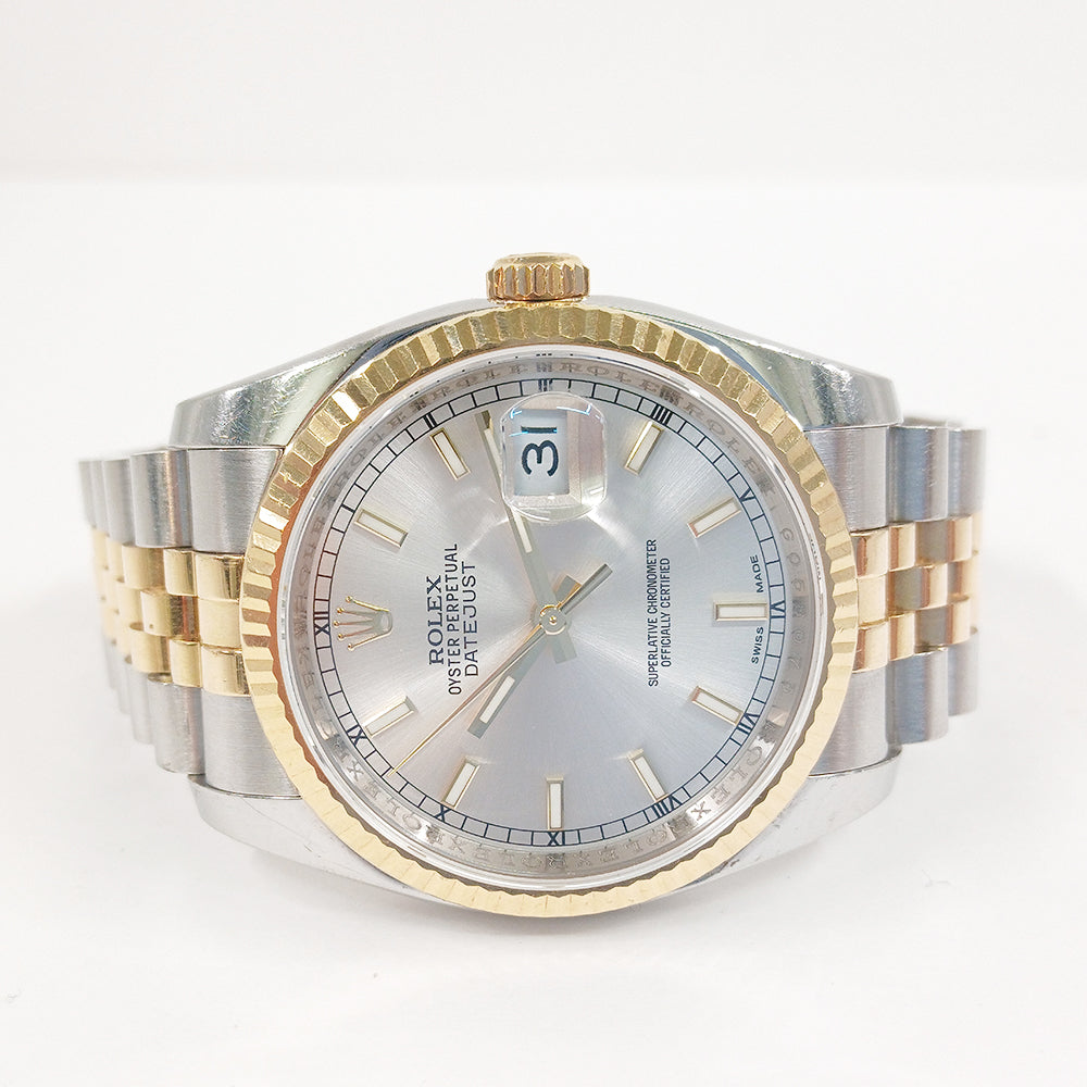 Datejust 36mm Steel and Yellow Gold 116233