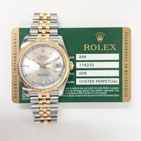 Datejust 36mm Steel and Yellow Gold 116233