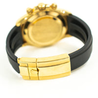 Daytona Yellow Gold On Strap 116518LN