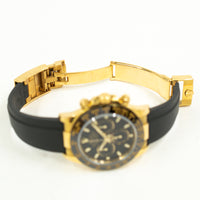 Daytona Yellow Gold On Strap 116518LN