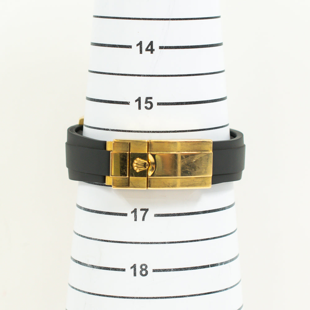 Daytona Yellow Gold On Strap 116518LN