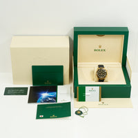 Daytona Yellow Gold On Strap 116518LN