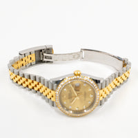 Datejust 36mm Diamond Bezel Steel and Yellow Gold 126283RBR
