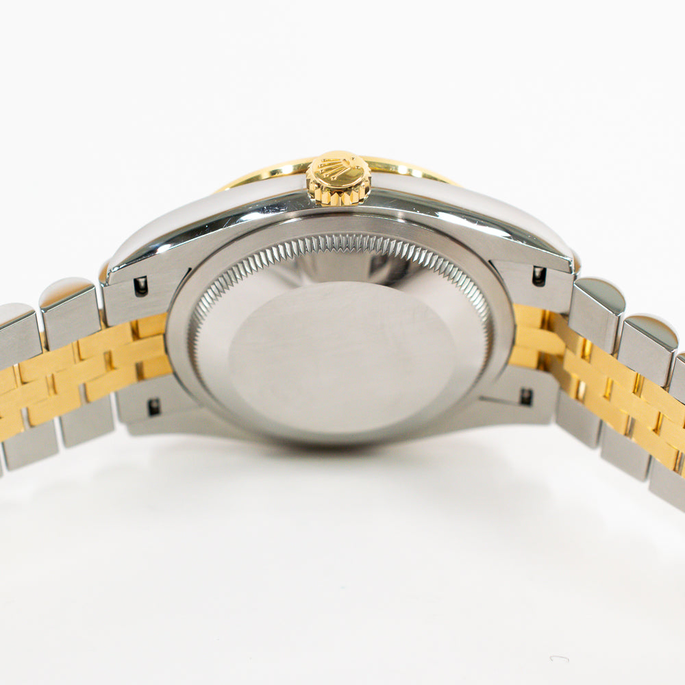 Datejust 36mm Diamond Bezel Steel and Yellow Gold 126283RBR