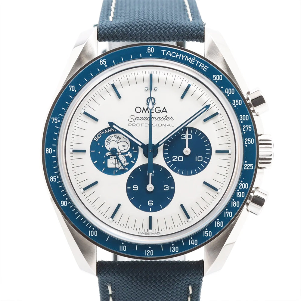 Speedmaster 42mm “Silver Snoopy Award” 50th Anniversary Snoopy Stainless Steel 310.32.42.50.02.001