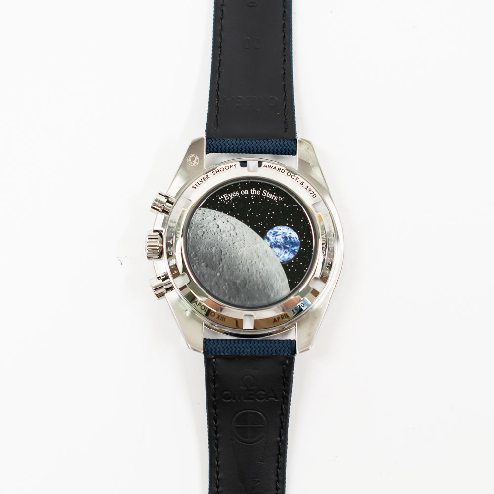 Speedmaster 42mm “Silver Snoopy Award” 50th Anniversary Snoopy Stainless Steel 310.32.42.50.02.001