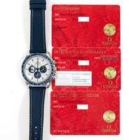 Speedmaster 42mm “Silver Snoopy Award” 50th Anniversary Snoopy Stainless Steel 310.32.42.50.02.001