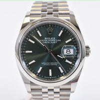 Datejust 36mm Domed Bezel Steel 126200