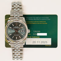 Datejust 36mm Domed Bezel Steel 126200