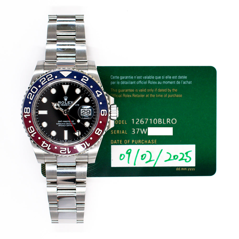 GMT-Master II "Pepsi" Steel 126710BLRO