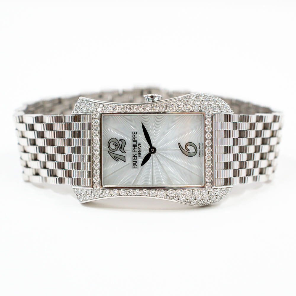 Gondolo 39.7mm x 27.4mm Diamond Case White Gold 4972/1G-001