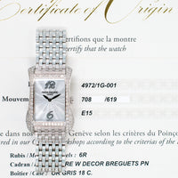 Gondolo 39.7mm x 27.4mm Diamond Case White Gold 4972/1G-001