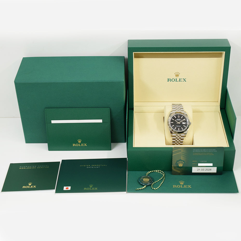 Datejust 41mm Steel and White Gold 126334