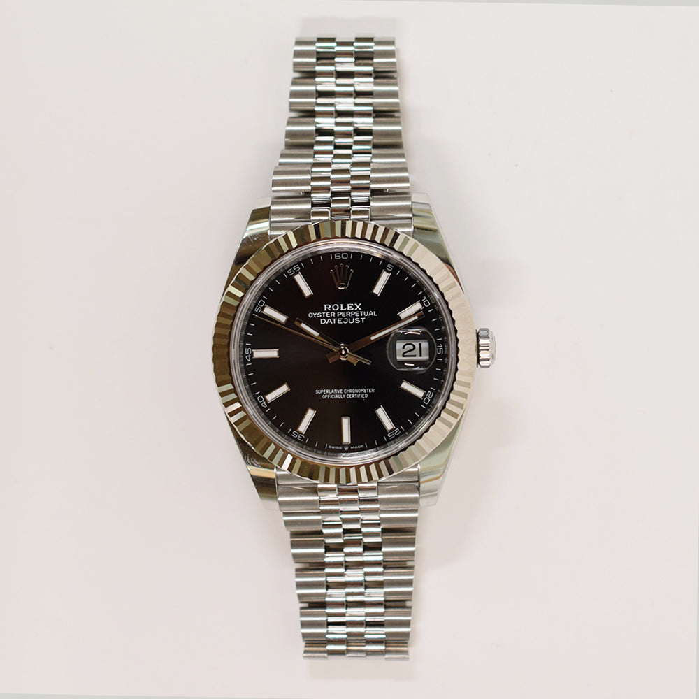 Datejust 41mm Steel and White Gold 126334
