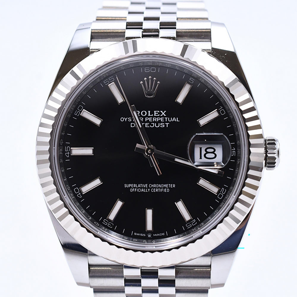 Datejust 41mm Steel and White Gold 126334