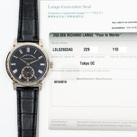 RICHARD LANGE “Pour le Mérite” 40mm White Gold - Limited 218 pcs  260.028