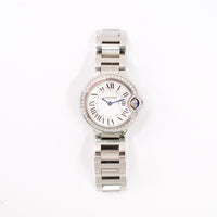 Ballon Bleu Small 28mm Diamond Bezel Steel W4BB0015
