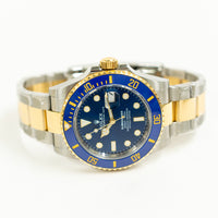 Submariner Date 41mm Blue Ceramic Bezel Steel and Yellow Gold 126613LB