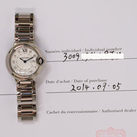 Ballon Bleu 28mm - Steel Quartz WE902073