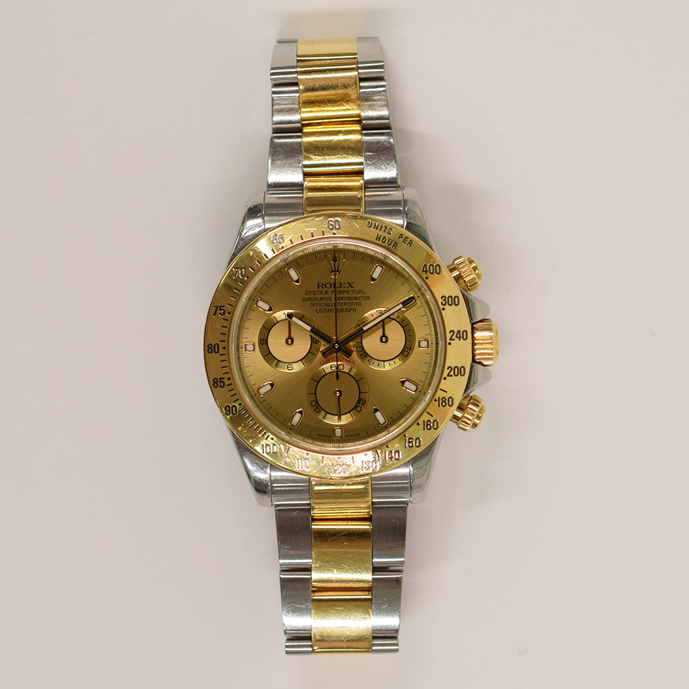 Daytona Steel and Yellow Gold 116523