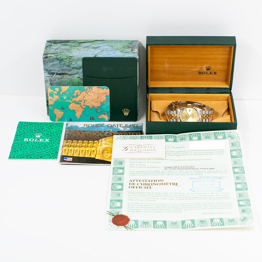 Datejust 36mm Steel and Yellow Gold 16233G