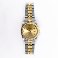 Datejust 36mm Steel and Yellow Gold 16233G