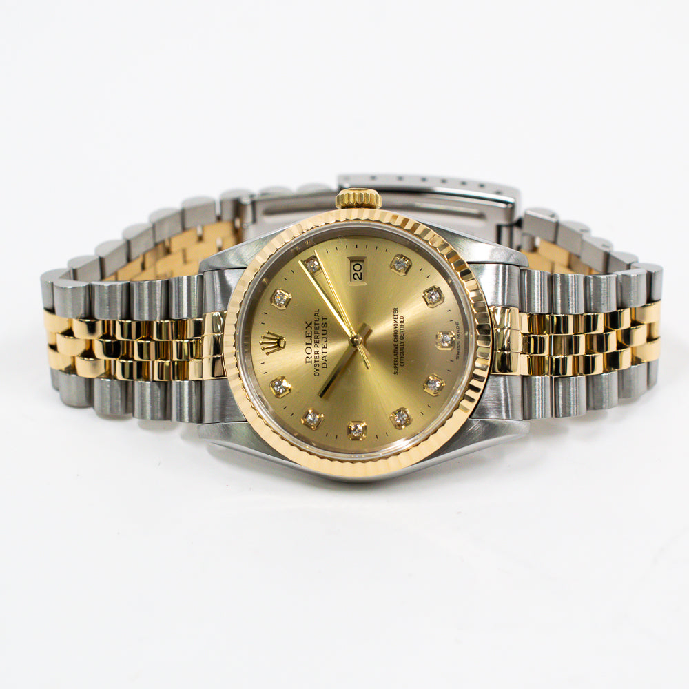 Datejust 36mm Steel and Yellow Gold 16233G