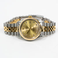 Datejust 36mm Steel and Yellow Gold 16233G