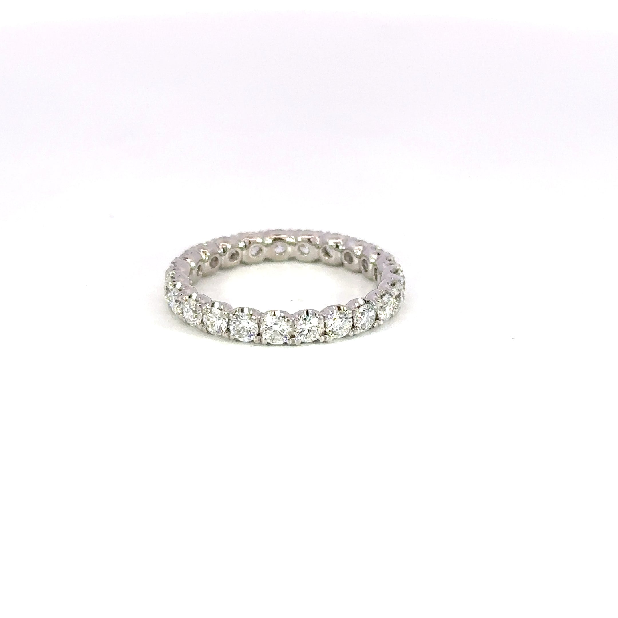 Platinum Diamond Eternity Band
