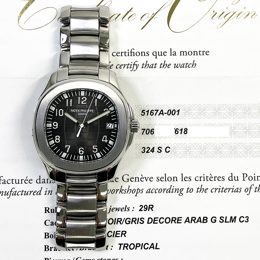 Aquanaut 40.8mm Self Winding Stainless Steel 5167A-001