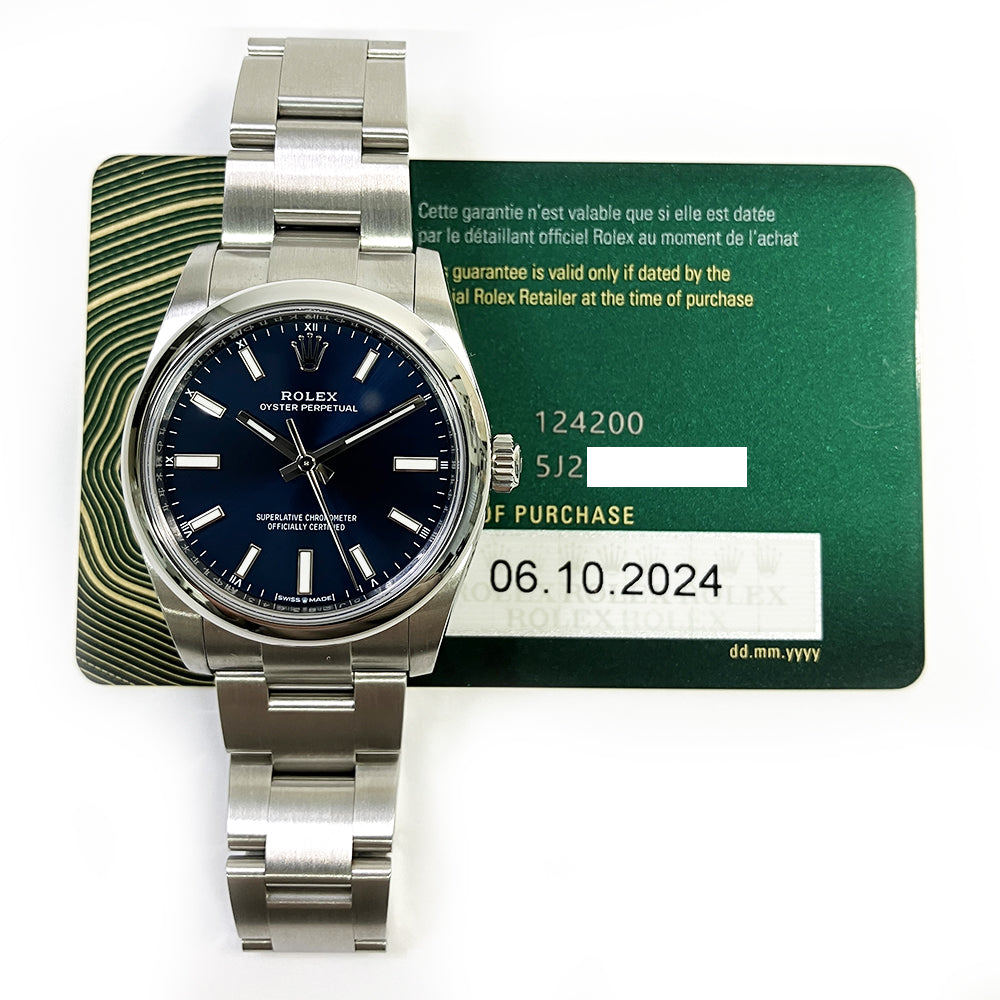 Oyster Perpetual 34mm Steel 124200