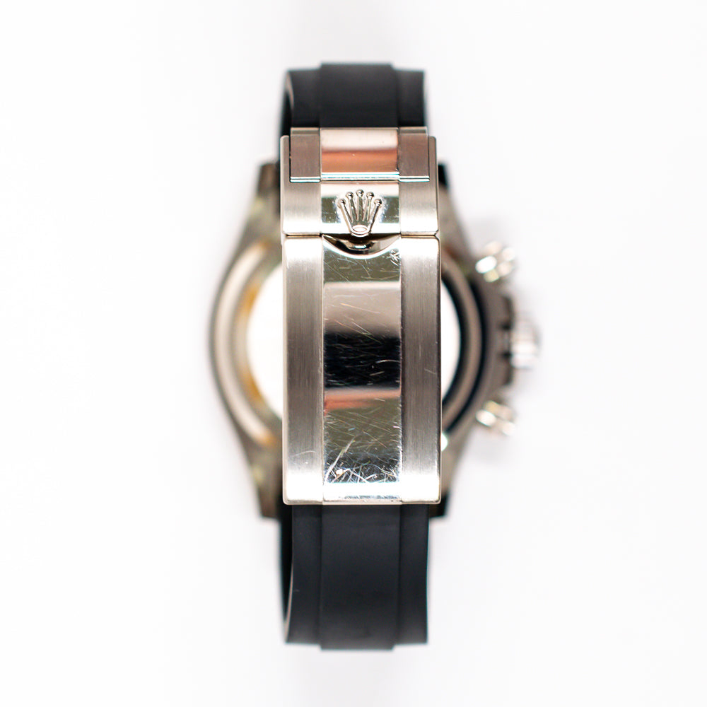 Daytona White Gold with Rubber Strap 126519LN