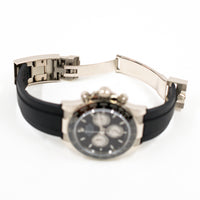 Daytona White Gold with Rubber Strap 126519LN