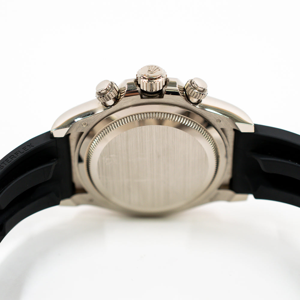 Daytona White Gold with Rubber Strap 126519LN