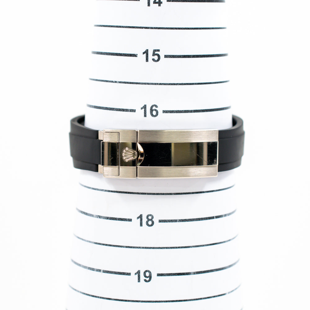 Daytona White Gold with Rubber Strap 126519LN