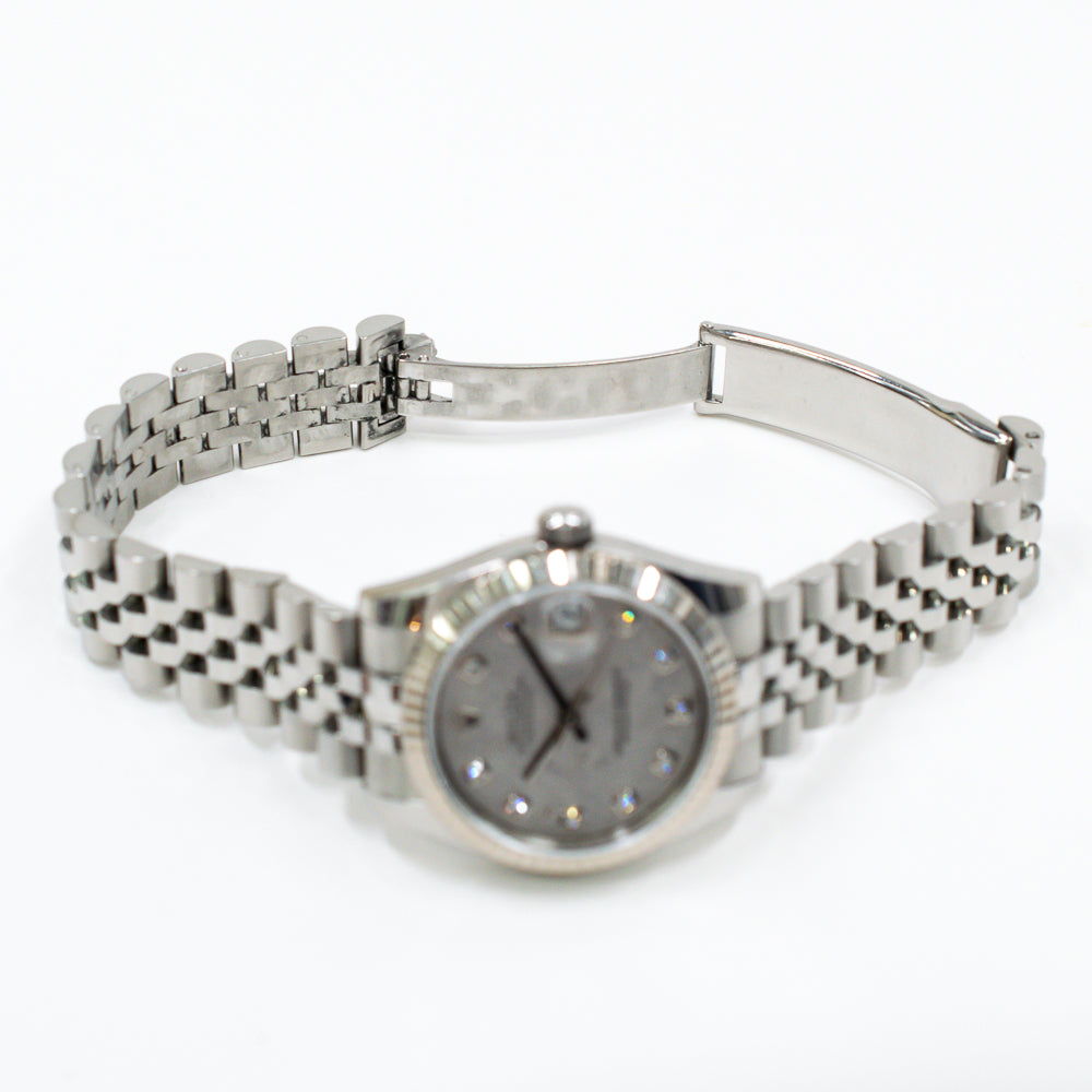 Datejust 31mm Steel and White Gold 178274G