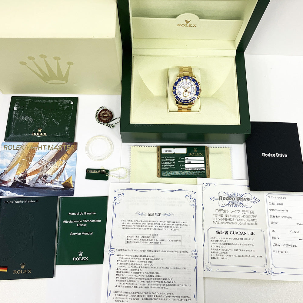 Yacht-Master II Yellow Gold 116688
