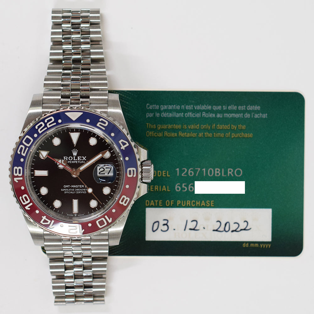 GMT-Master II "Pepsi" Steel 126710BLRO