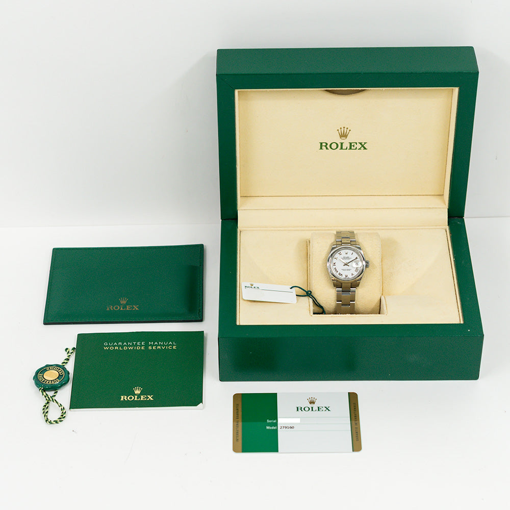 Datejust 28mm Domed Bezel Steel 279160