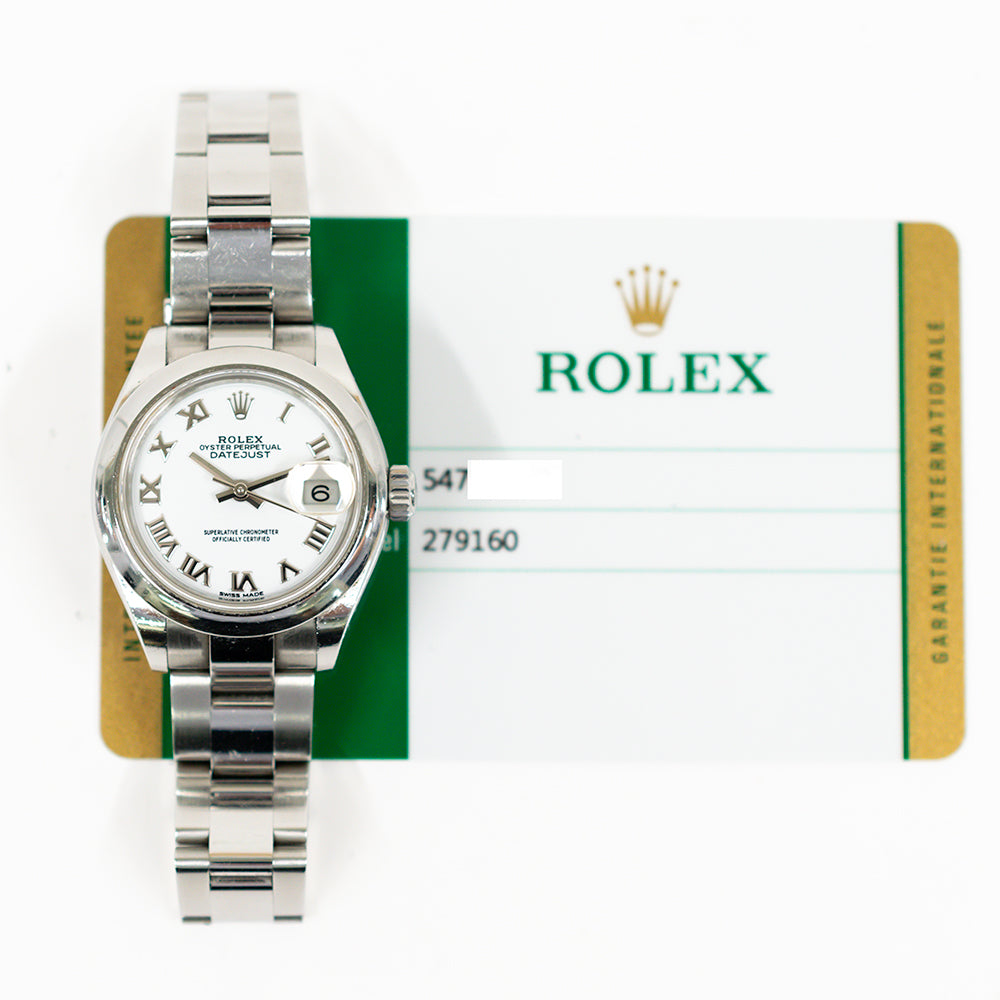 Datejust 28mm Domed Bezel Steel 279160