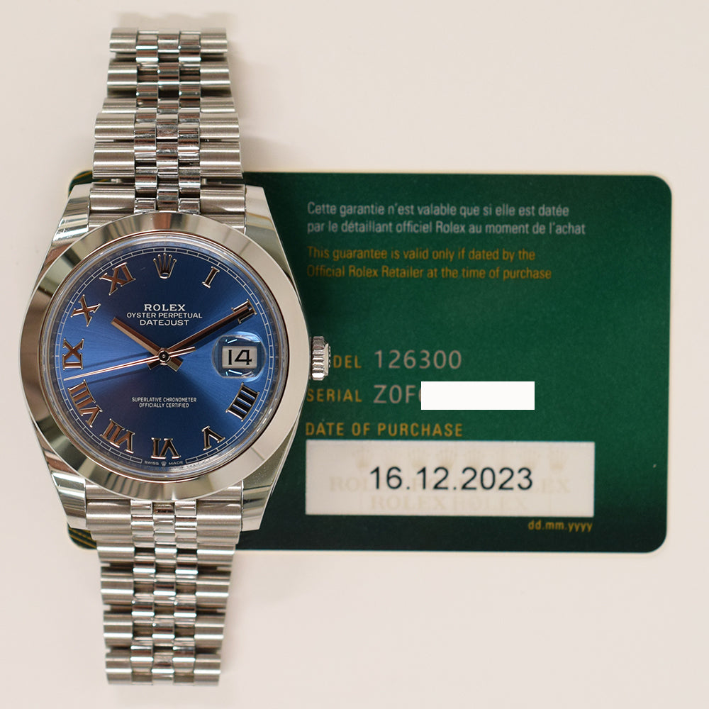 Datejust 41mm Steel 126300