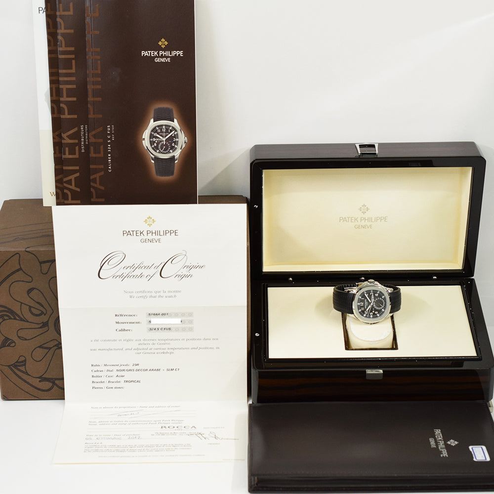 Aquanaut 40mm Travel Time Stainless Steel Self Winding 5164A-001