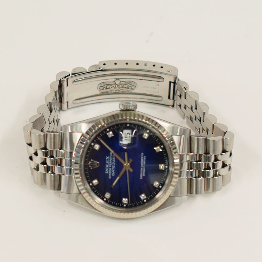 Datejust 36mm Stainless Steel and White Gold 16014G