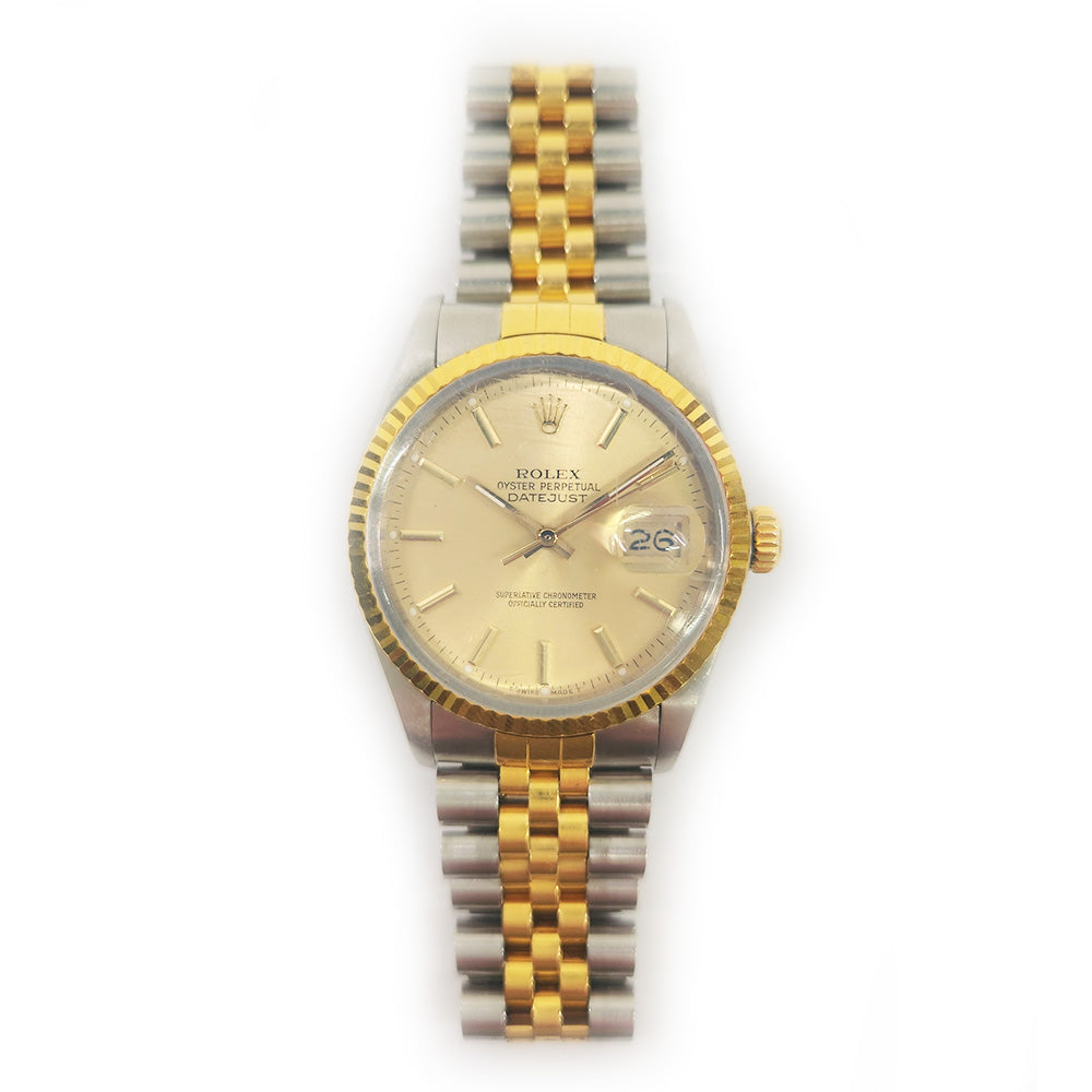 Datejust 36mm Steel and Yellow Gold 16013