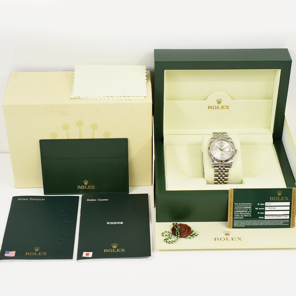 Datejust 36mm Steel and White Gold 116234