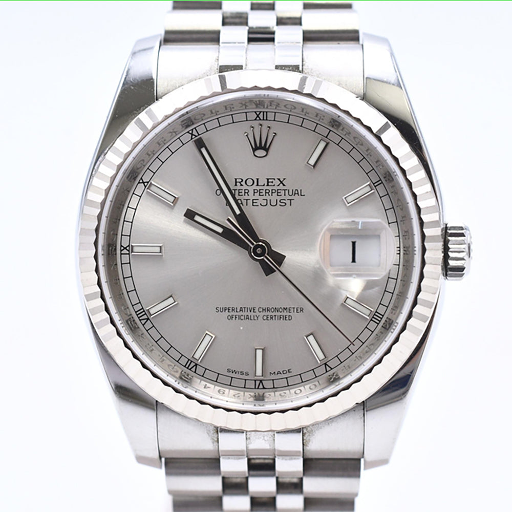Datejust 36mm Steel and White Gold 116234
