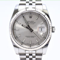 Datejust 36mm Steel and White Gold 116234