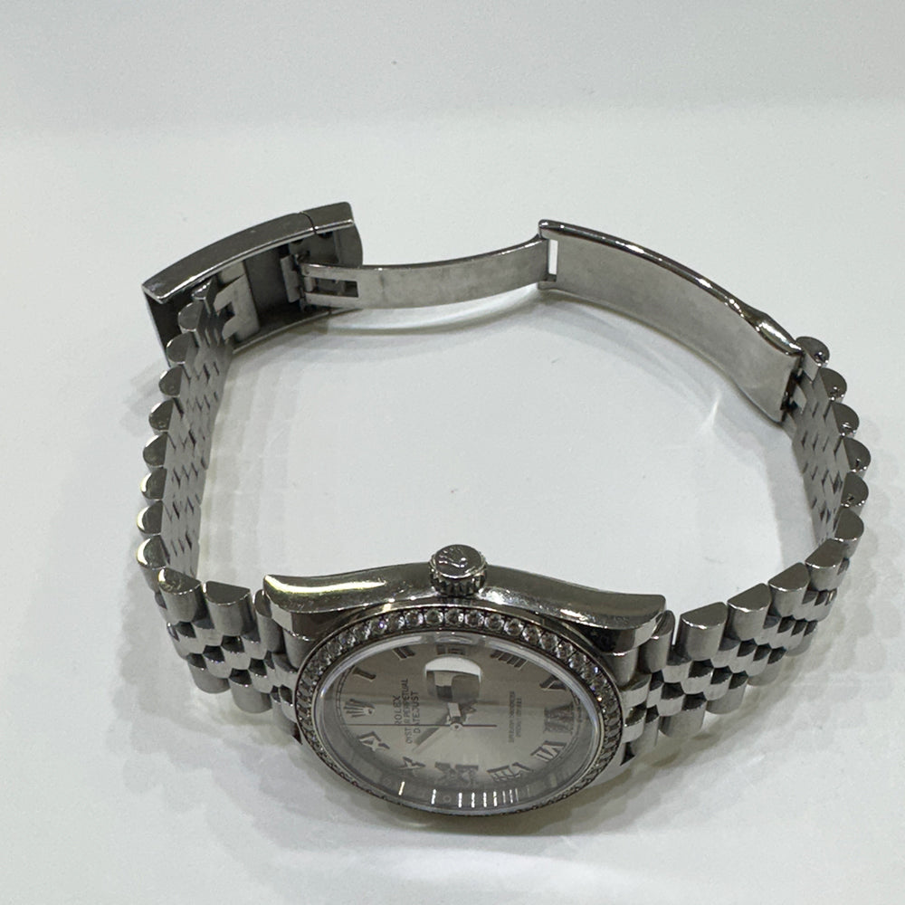 Datejust 36mm Diamond Bezel Steel and White Gold 126284RBR